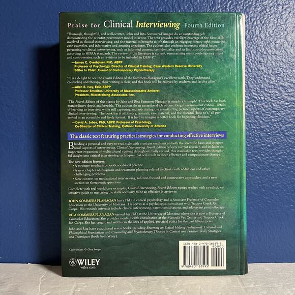 Clinical Interviewing - Book by John Sommers-Flanagan - Picture 2 of 8